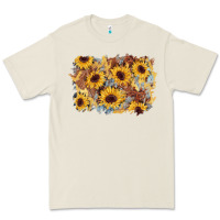 Bone sunflower glitter leather background Premium Tee - AdoDesignShop