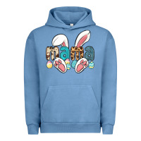 Pigment Pebble Blue mama easter Urban Hoodie - LillyAllenDesigns