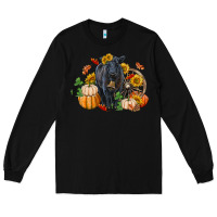 Black Fall black angus Long Sleeve Tee - RanaPortraitStore