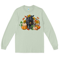 Matcha Fall black angus Long Sleeve Tee - RanaPortraitStore
