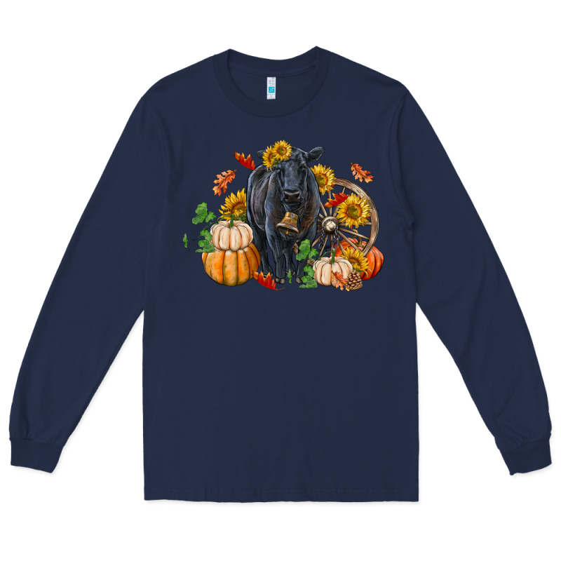 Fall Black Angus Long Sleeve Tee by RanaPortraitStore | Teevron