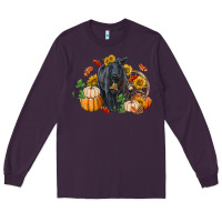 Plum Fall black angus Long Sleeve Tee - RanaPortraitStore