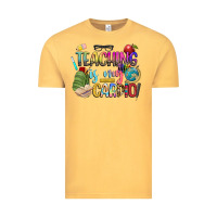 Vintage Mustard teaching is my cardio Vintage Tee - NancyCooperArtShop