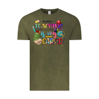 Vintage Olive teaching is my cardio Vintage Tee - NancyCooperArtShop