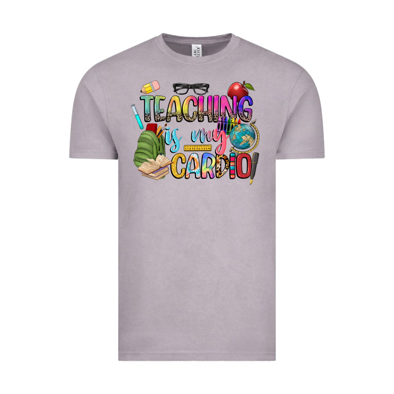 Teaching Is My Cardio Vintage Tee by NancyCooperArtShop | Teevron