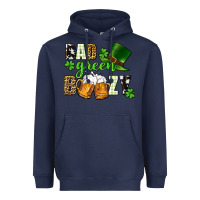 Navy Bad green boozy St. Patrick's Day Heavyweight Hoodie - CowGirlArtShop