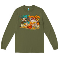 Army Green Cutest Pumpkin In The Patch Long Sleeve Tee - LillyAllenDesigns