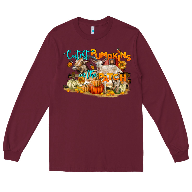 Cutest Pumpkin In The Patch Long Sleeve Tee by LillyAllenDesigns | Teevron