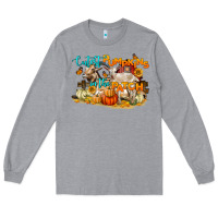 Heather Grey Cutest Pumpkin In The Patch Long Sleeve Tee - LillyAllenDesigns
