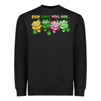 Black st. patrick's day god says you are Heavyweight Sweatshirt - Artiststas