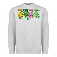 Heather Grey st. patrick's day god says you are Heavyweight Sweatshirt - Artiststas
