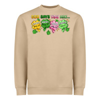 Mushroom st. patrick's day god says you are Heavyweight Sweatshirt - Artiststas