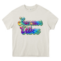 Cream summer vibes Heavy Core Tee - JahusDesignShop