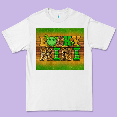 St Patricks Day Lucky Mini Premium Tee Designed By Artiststas