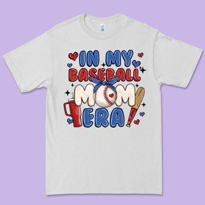 In My Baseball Mom Era Premium Tee Designed By Jahusdesignshop