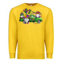 Lemon mardi gras gnomes truck Premium Sweatshirt - OliviaCreatesArt