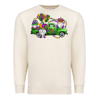 Sandshell mardi gras gnomes truck Premium Sweatshirt - OliviaCreatesArt