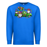True Royal mardi gras gnomes truck Premium Sweatshirt - OliviaCreatesArt