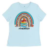 Baby Blue #teacherlife Ladies Tee - JahusDesignShop