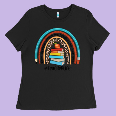 #teacherlife Ladies Tee Designed By Jahusdesignshop