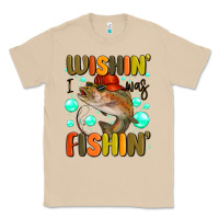 Mushroom wishing i was fishing Classic Tee - MaliasSmallBusiness