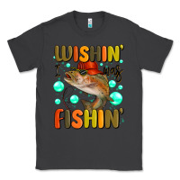 Smoke wishing i was fishing Classic Tee - MaliasSmallBusiness