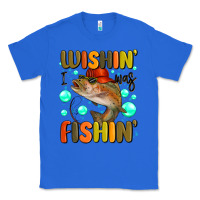 True Royal wishing i was fishing Classic Tee - MaliasSmallBusiness