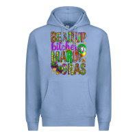 Colony Blue Bead up bitches it's Mardi Gras Premium Hoodie - HowdyJamesFarm