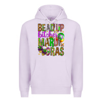 Lilac Bead up bitches it's Mardi Gras Premium Hoodie - HowdyJamesFarm