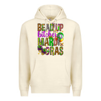 Sandshell Bead up bitches it's Mardi Gras Premium Hoodie - HowdyJamesFarm