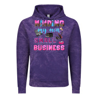 Cloud Purple mind my own small business Vintage Hoodie - NancyCooperArtShop