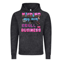Vintage Black mind my own small business Vintage Hoodie - NancyCooperArtShop
