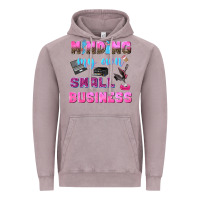 Vintage Zinc mind my own small business Vintage Hoodie - NancyCooperArtShop