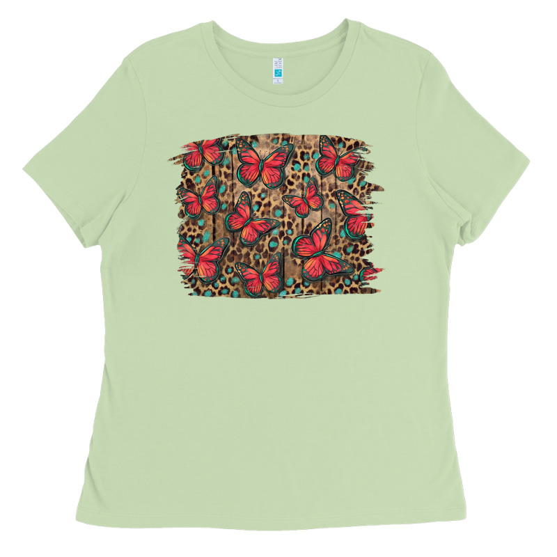 Easter Butterflies Background Ladies Tee by RanaPortraitStore | Teevron