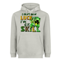 Moon Dust I don't need luck i've got skill Heavyweight Hoodie - CowGirlArtShop