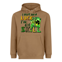 Toasted Coconut I don't need luck i've got skill Heavyweight Hoodie - CowGirlArtShop