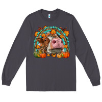 Smoke Fall Cow Rainbow Long Sleeve Tee - LillyAllenDesigns