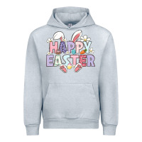 Heather Grey happy easter Urban Hoodie - LillyAllenDesigns