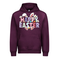 Mauve Wine happy easter Urban Hoodie - LillyAllenDesigns