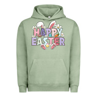Pigment Oil Green happy easter Urban Hoodie - LillyAllenDesigns
