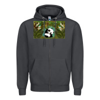 Smoke cute panda Zipper Hoodie - TumblerDesignByShophia
