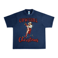 Navy cowgirl christmas Urban Heavy Tee - MaliasSmallBusiness