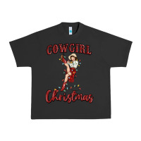 Pigment Black cowgirl christmas Urban Heavy Tee - MaliasSmallBusiness