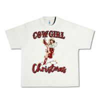 Pistachio cowgirl christmas Urban Heavy Tee - MaliasSmallBusiness