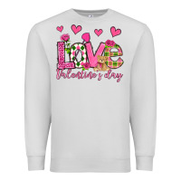 Dove Grey love valentine's day olivia Premium Sweatshirt - OliviaCreatesArt