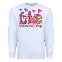 White love valentine's day olivia Premium Sweatshirt - OliviaCreatesArt