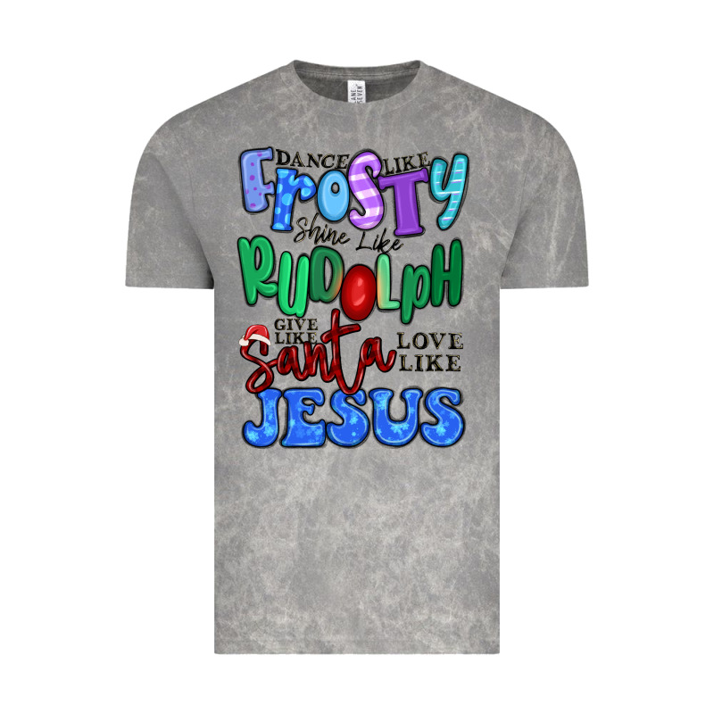 Dance Like Frosty Shine Like Rudolph Vintage Tee by MaliasSmallBusiness | Teevron