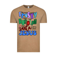 Vintage Coffee dance like frosty shine like rudolph Vintage Tee - MaliasSmallBusiness