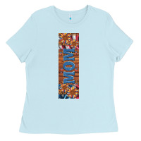 Baby Blue usa flag and mom penwraps Ladies Tee - Artiststas
