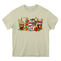 Mossy christmas cow coffee cups Heavy Core Tee - AdoDesignShop